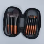 Dongshen brush makeup manufacture wholesale vegan synthetic travel makeup brush set with bag