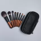 Dongshen brush makeup manufacture wholesale vegan synthetic travel makeup brush set with bag