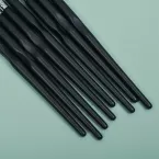 Dongshen brush makeup factory wholesale high quality natural goat hair precision eye makeup pencil brush set