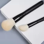 Donggshen high quality cosmetic makeup brush manufacture professional natural animal hair black facial makeup brush set