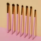 Dongshen makeup eye brush set custom logo natural animal hair eye cosmetic brush eyeshadow blending brush