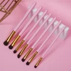 Dongshen makeup eye brush set custom logo natural animal hair eye cosmetic brush eyeshadow blending brush