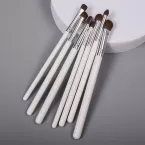 Dongshen 7pcs eye makeup brushes high quality pony hair eyeshadow eyebrow eye blending brush set