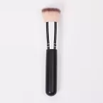 Dongshen brush foundation private label wholesale natural synthetic hair custom flat cosmetic liquid foundation brush