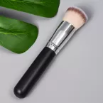 Dongshen brush foundation private label wholesale natural synthetic hair custom flat cosmetic liquid foundation brush