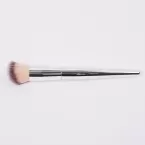 Dongshen OEM makeup foundation brush supplier wholesale single angle synthetic hair silver professional foundation cosmetic brush