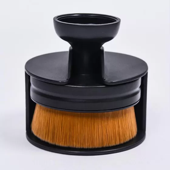 Dongshen round foundation makeup brush high quality face body concealer travel kabuki foundation brush