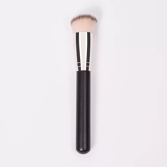 Dongshen angle makeup brush manufacture wholesale custom logo cruelty free synthetic hair angle foundation brush