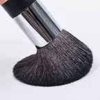 Dongshen single big powder brush makeup high quality goat hair soft black wood handle large loose powder brush