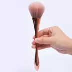 Dongshen makeup brush synthetic hair metal handle powder blush bronzer cosmetic brush
