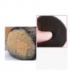 Dongshen soft luxury natural goat hair copper ferrule wooden handle loose powder makeup brush